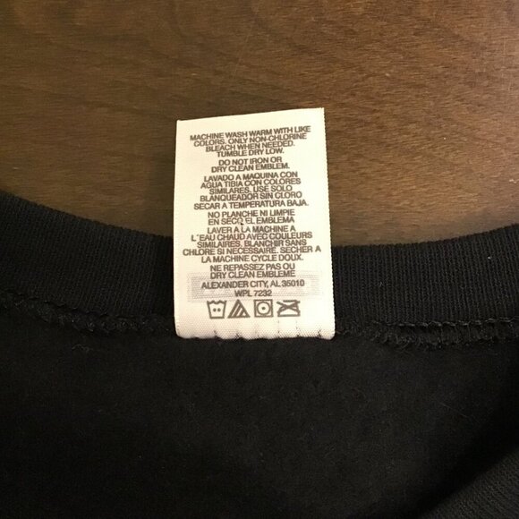 Vintage Y2K Sweatshirt Muscle Car Pullover Black 2XL Men’s Jerzees Brand - Picture 5 of 5